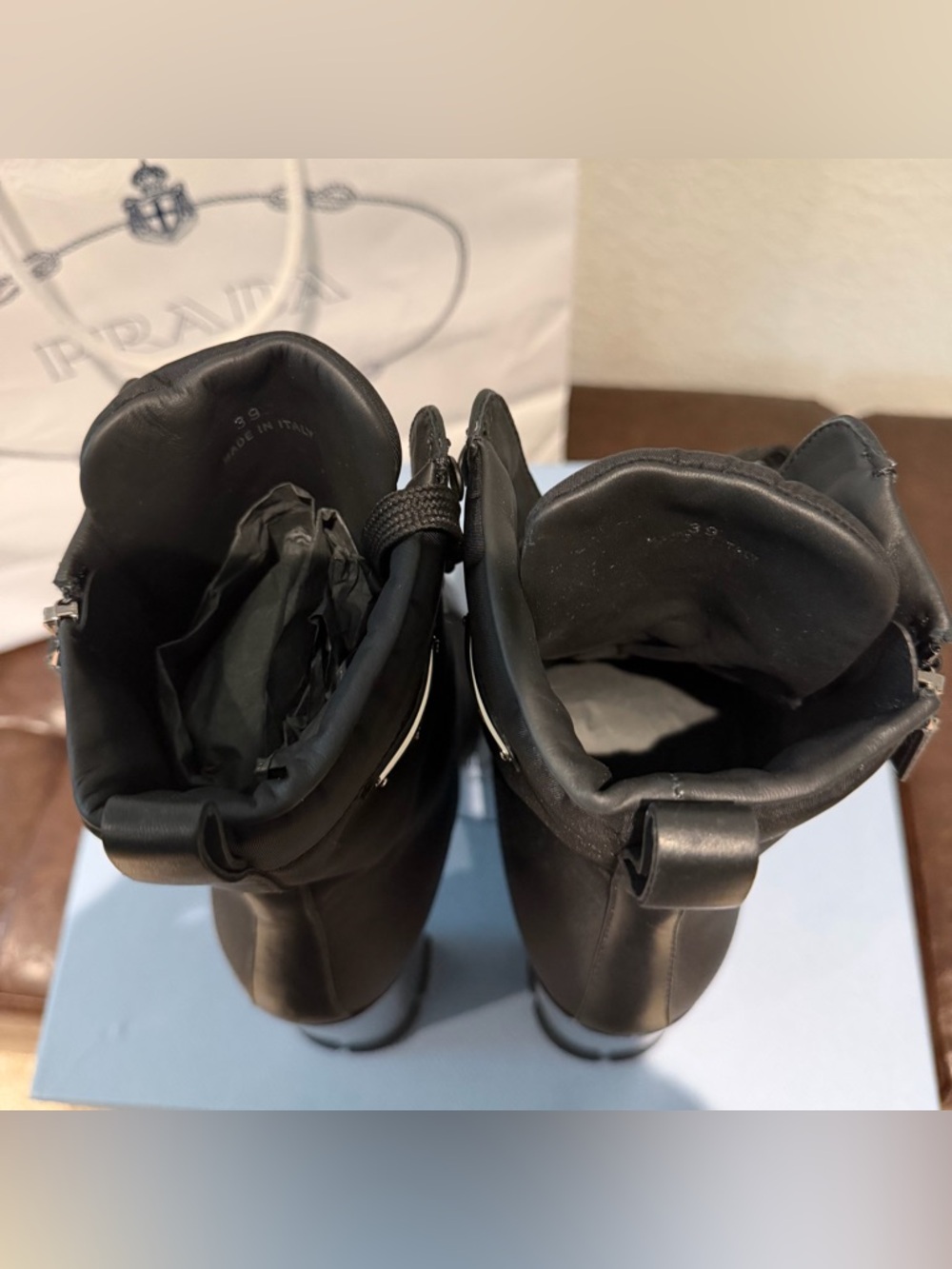 Like New Prada Nylon Boots - Picture 14 of 15